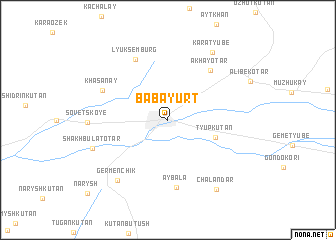 map of Babayurt