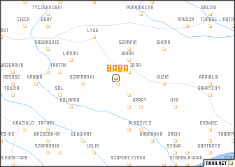 map of Baba