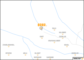 map of Baba