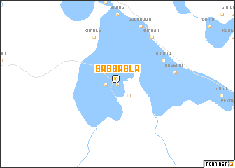 map of Babbabla