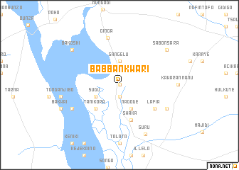 map of Babban Kwari