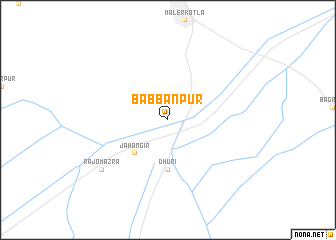 map of Babbanpur