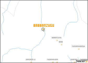 map of Babban Zugu