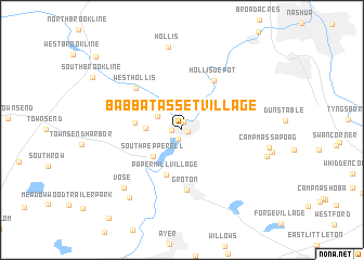 map of Babbatasset Village