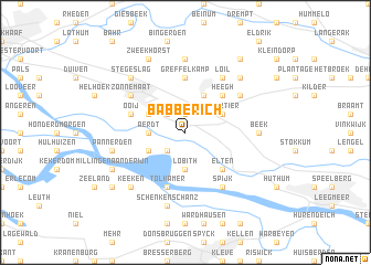map of Babberich