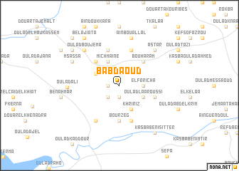 map of Bab Daoud