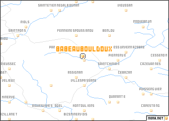 map of Babeau-Bouldoux