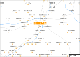 map of Babéden