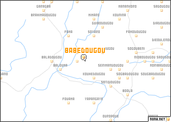 map of Babédougou