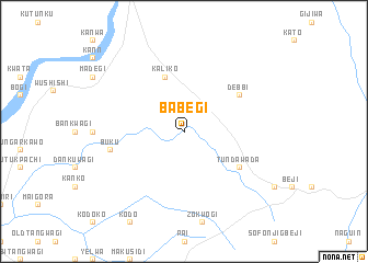 map of Babegi