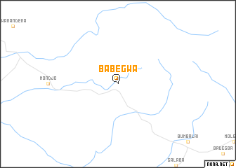 map of Babegwa