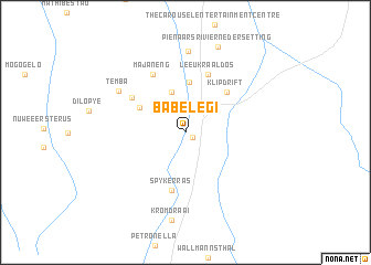 map of Babelegi