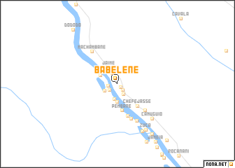 map of Babelene