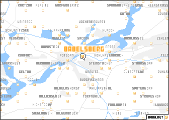 map of Babelsberg