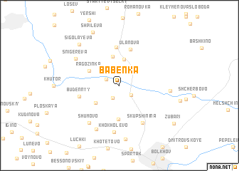 map of Babenka