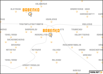 map of Babenko