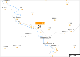 map of Baber