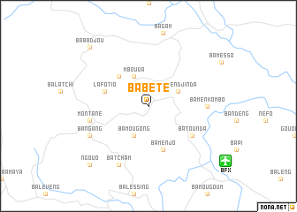 map of Babète