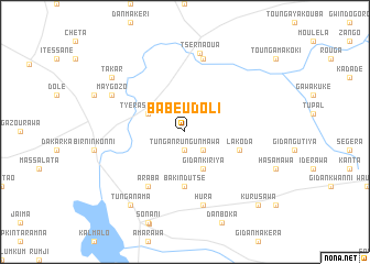 map of Babeudoli