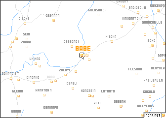 map of Babe