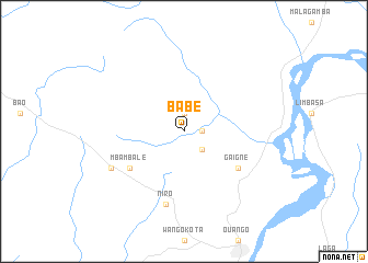 map of Babé