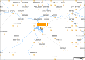 map of Ba Be18