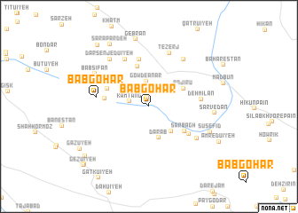 map of Bāb Gohar