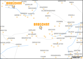 map of Bābgohar