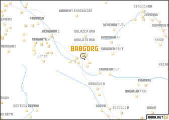 map of Bāb Gorg