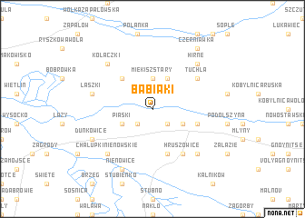 map of Babiaki