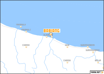map of Babiang