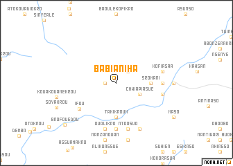 map of Babianiha