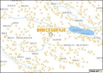 map of Babice Gornje