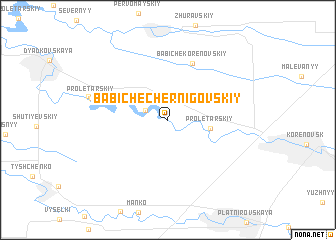 map of (( Babichechernigovskiy ))