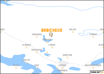 map of Babichevo