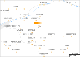 map of Babichi