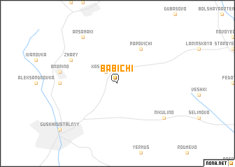 map of Babichi