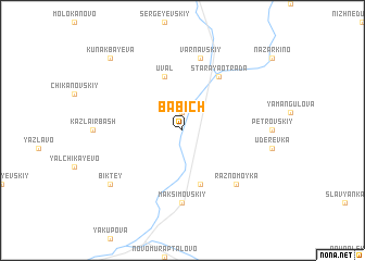 map of Babich