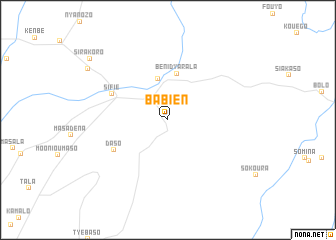 map of Babien