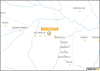 map of Babigoua