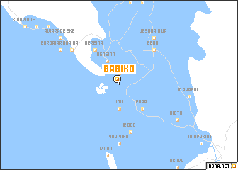 map of Babiko