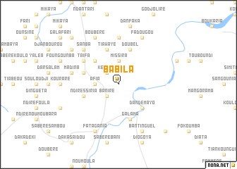 map of Babila