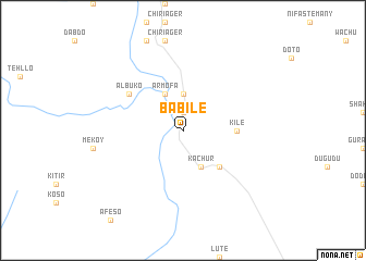 map of Babīlē