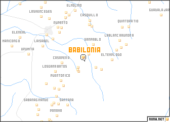 map of Babilonia