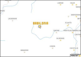 map of Babilonia