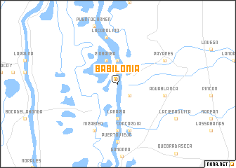 map of Babilonia