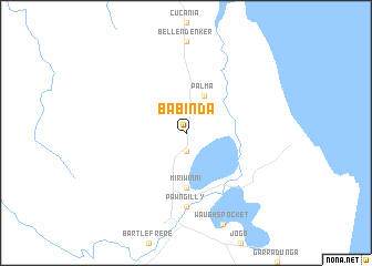 map of Babinda