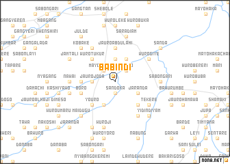 map of Babindi