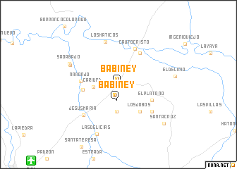 map of Babiney