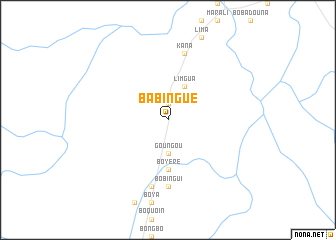 map of Babingué